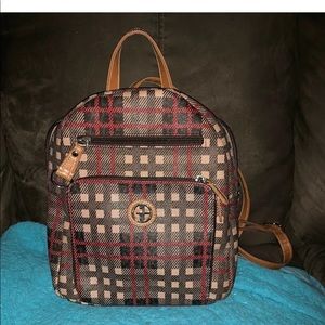 GIANI BERNINI PLAID SIGNATURE 🎒 BACKPACK